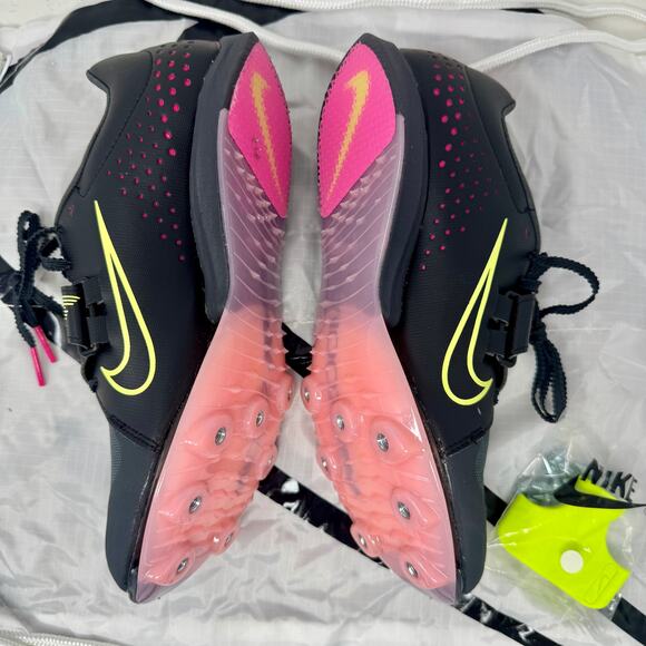 Nike Air Zoom LJ Elite Track Jumping Spikes Black CT0079-001 Men's 5.5/Women's 7 - Picture 6 of 9